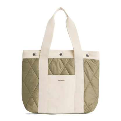 Barbour Healy Tote Bag Bleached Olive