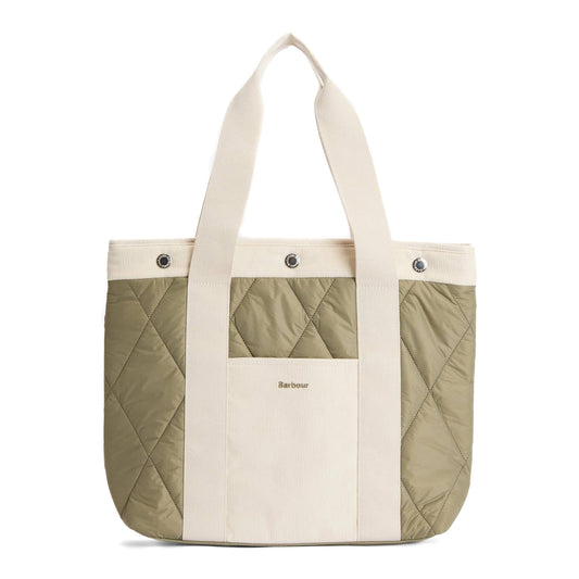 Barbour Healy Tote Bag Bleached Olive