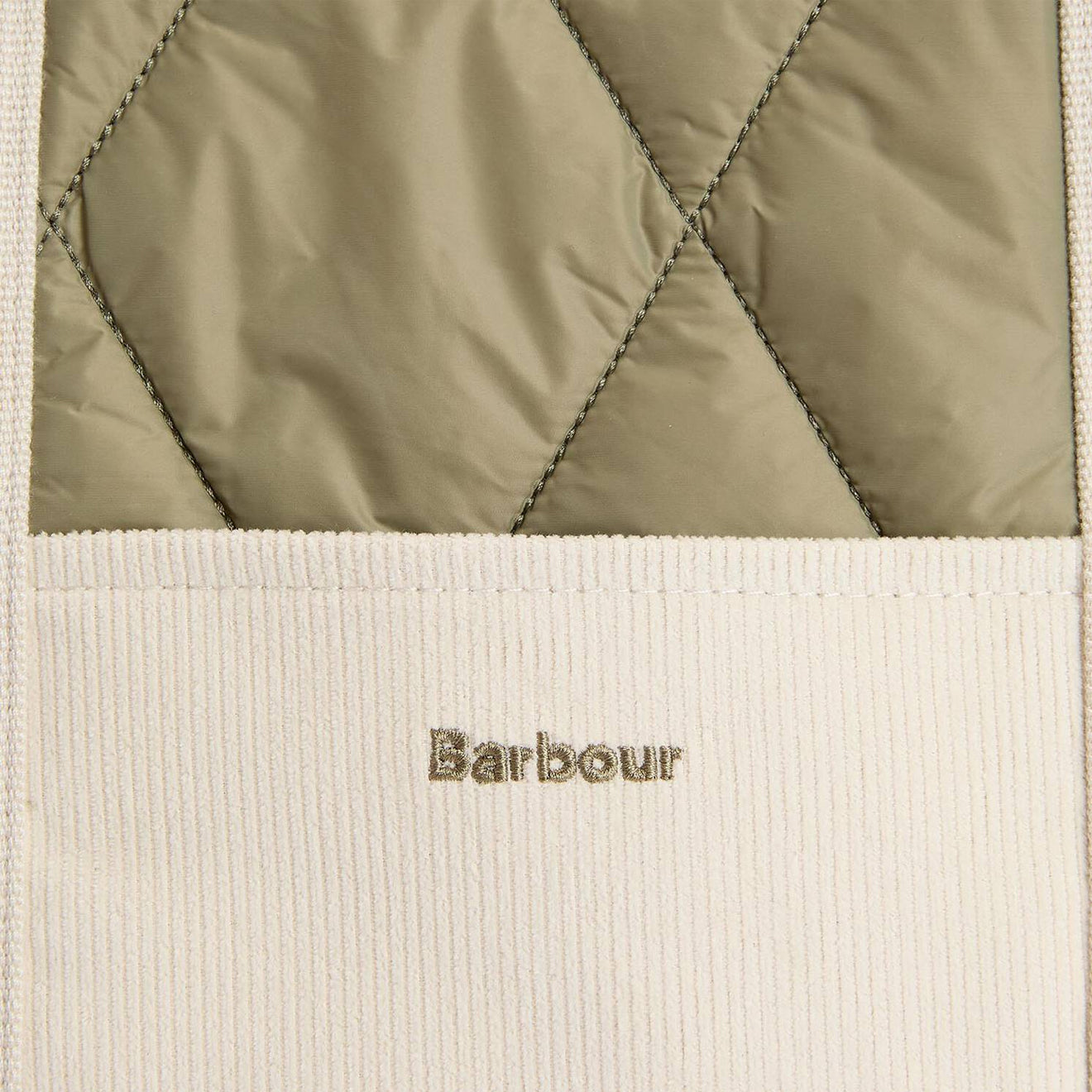 Barbour Healy Tote Bag Bleached Olive