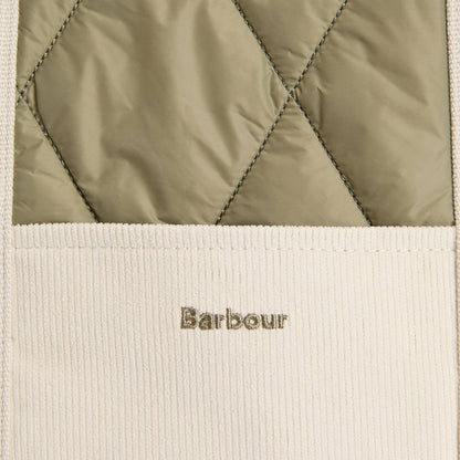 Barbour Healy Tote Bag Bleached Olive