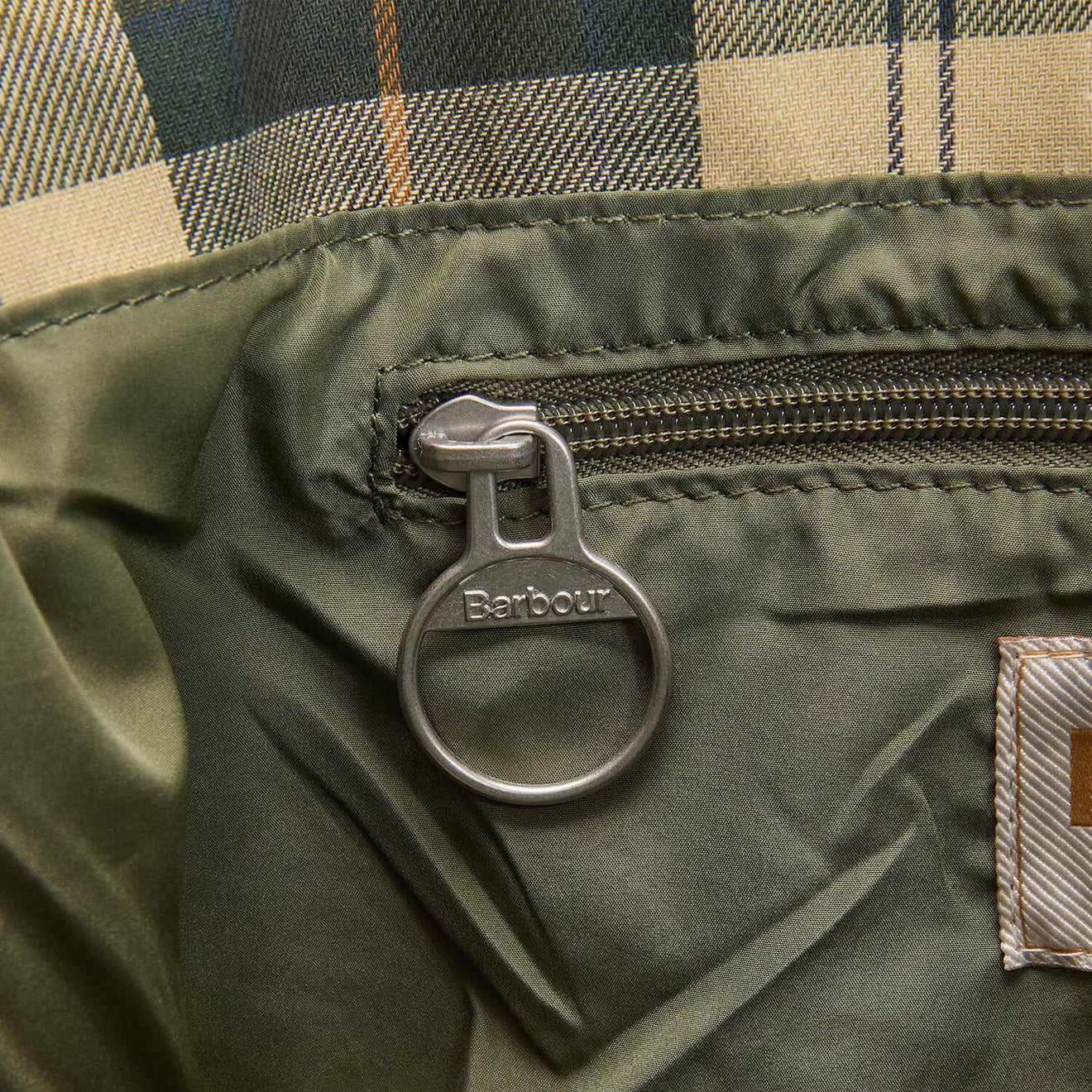 Barbour Healy Tote Bag Bleached Olive