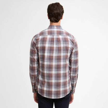 Barbour Hillroad Tailored L/S Shirt Peppercorn - The Sporting Lodge