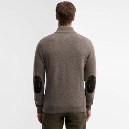 Barbour Holden Half Zip Knitted Jumper Military Marl