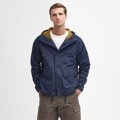 Barbour Hooded Utility Spey Jacket Navy - The Sporting Lodge