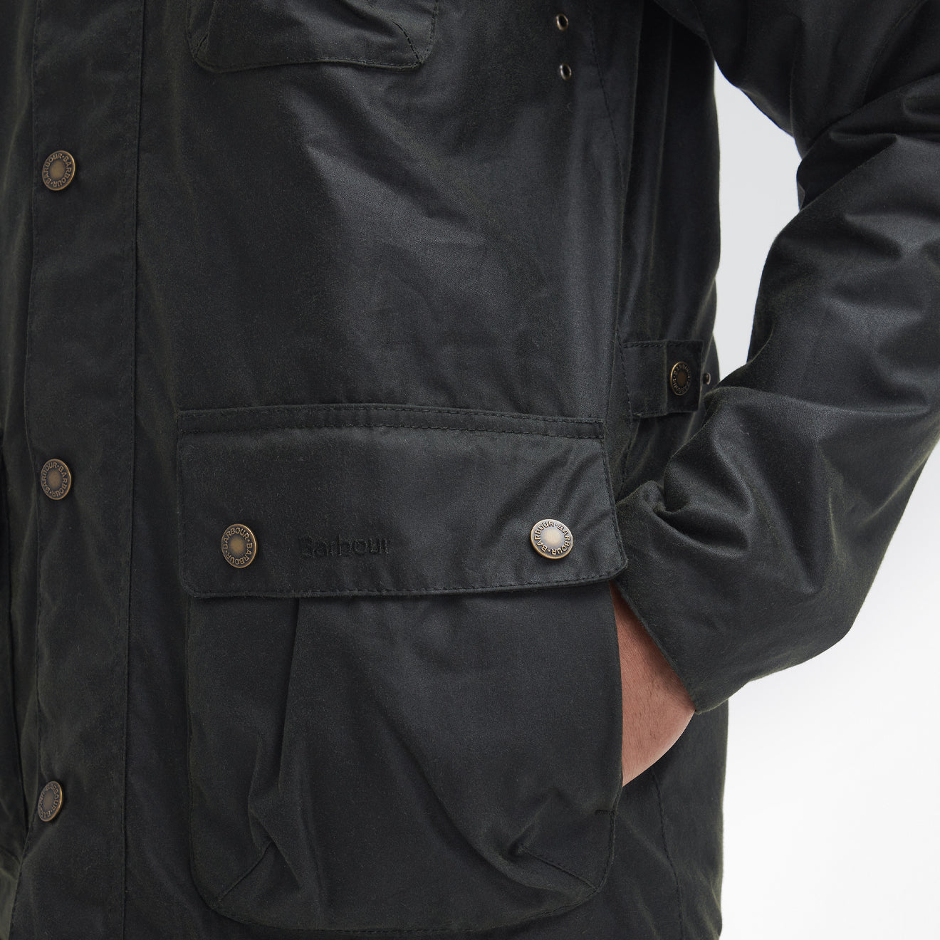 Barbour Hornsea Wax Jacket Fern - The Sporting Lodge