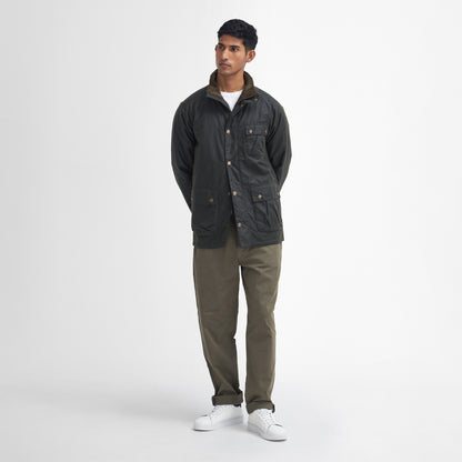 Barbour Hornsea Wax Jacket Fern - The Sporting Lodge