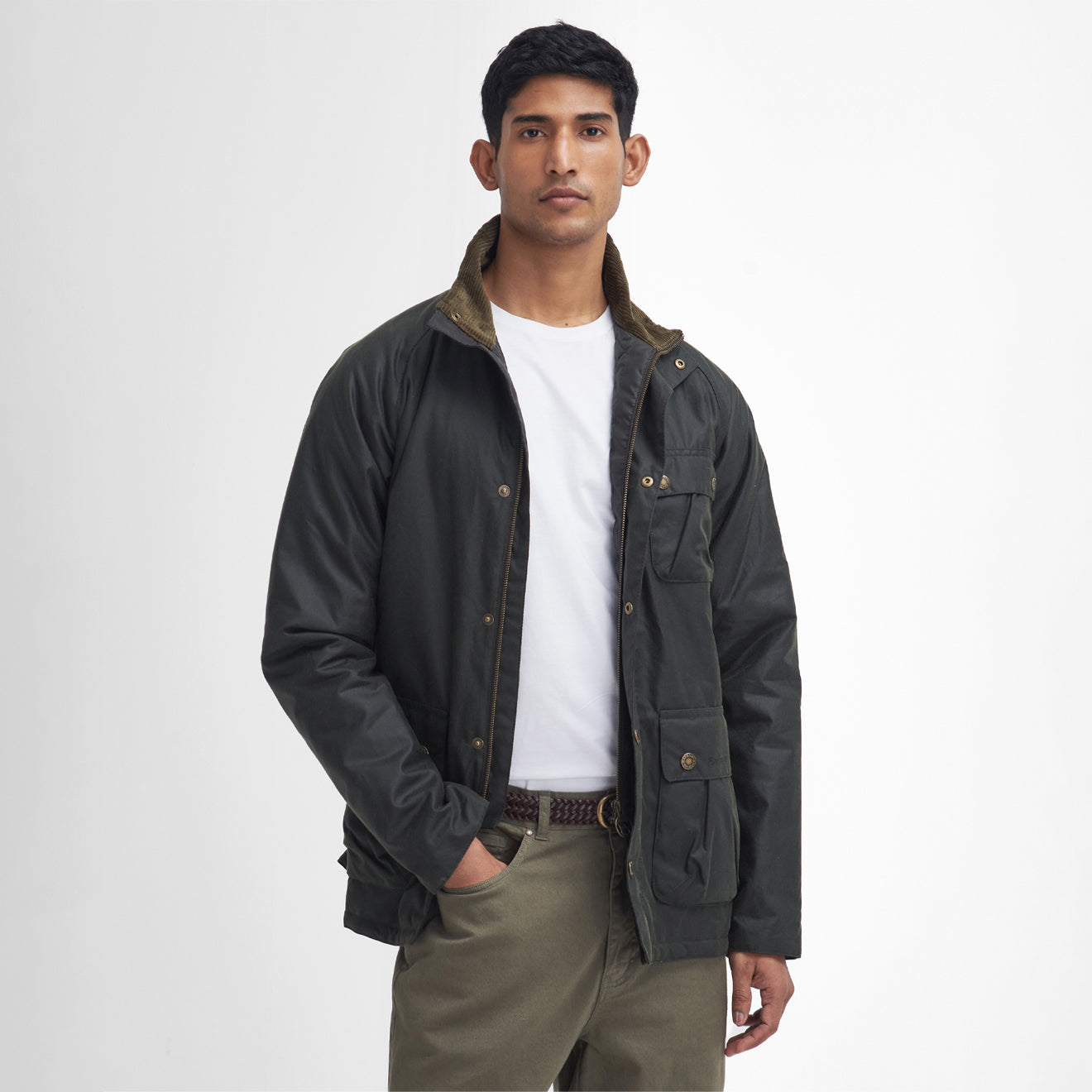Barbour Hornsea Wax Jacket Fern - The Sporting Lodge