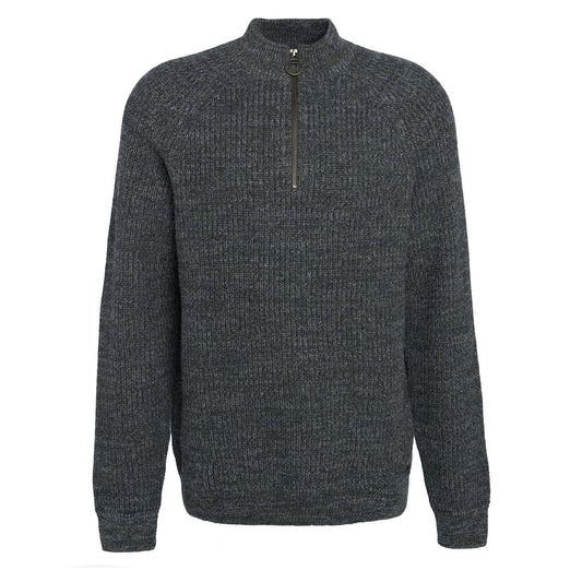 Barbour Horseford Half-Zip Jumper Olive - The Sporting Lodge