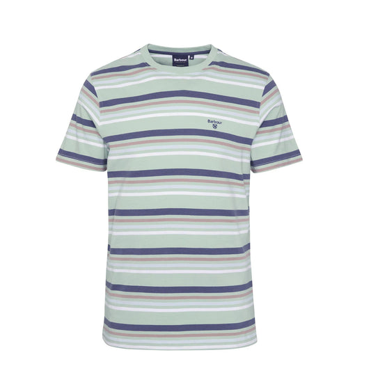 Barbour Houstead Stripe Tailored Fit T-Shirt Pale Apple - The Sporting Lodge