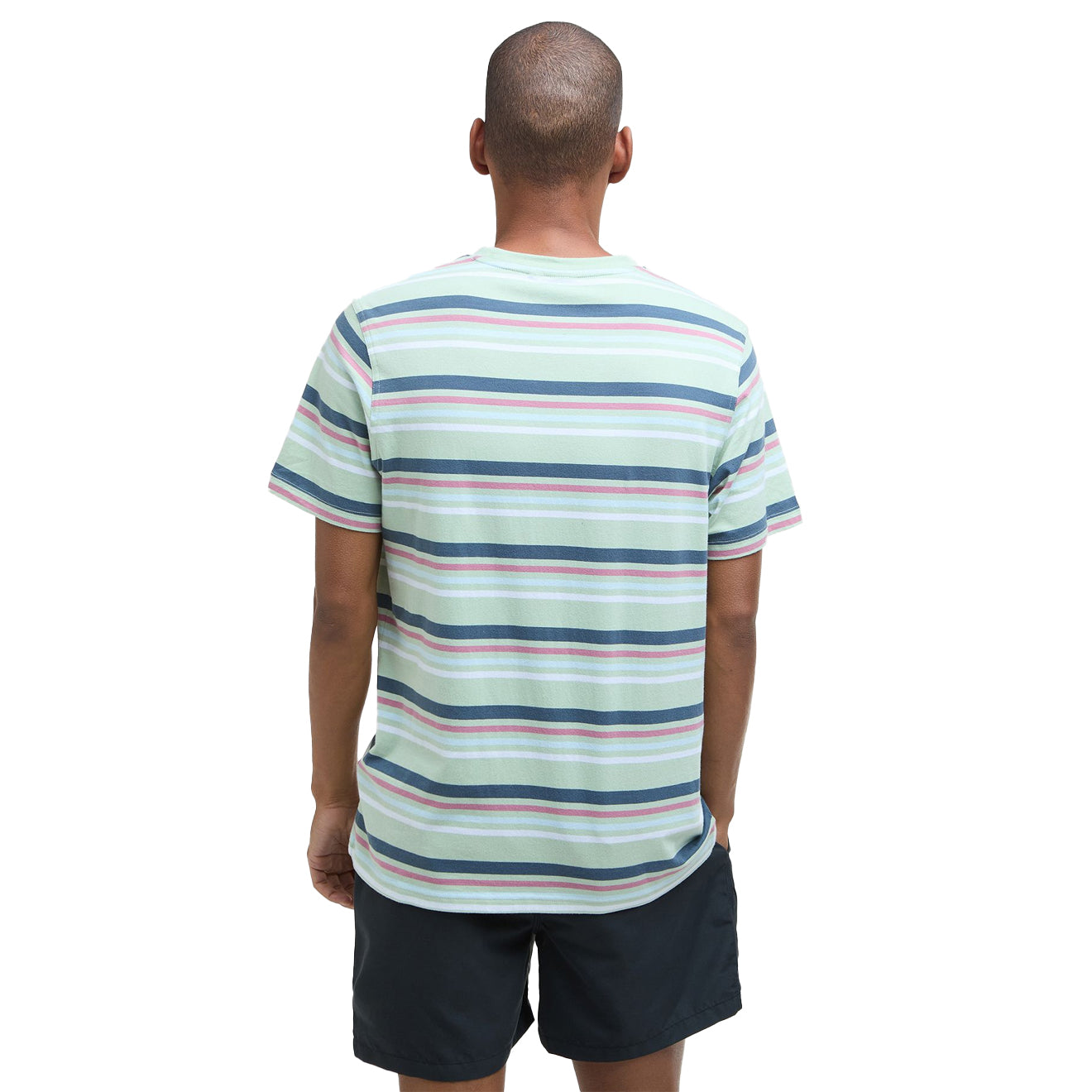 Barbour Houstead Stripe Tailored Fit T-Shirt Pale Apple - The Sporting Lodge