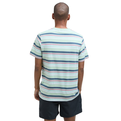 Barbour Houstead Stripe Tailored Fit T-Shirt Pale Apple - The Sporting Lodge