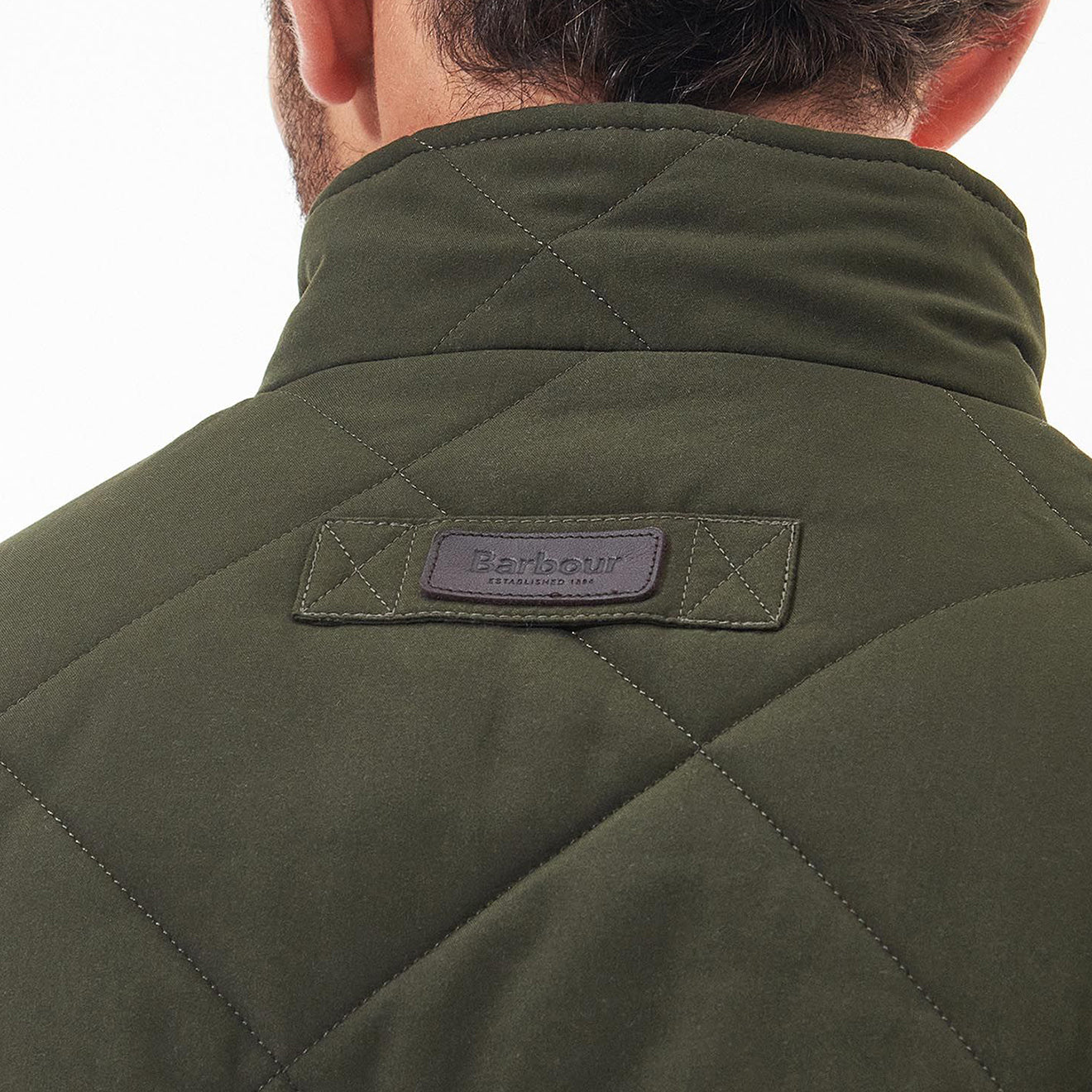 Barbour Hybrid Fleece Jacket Olive - The Sporting Lodge