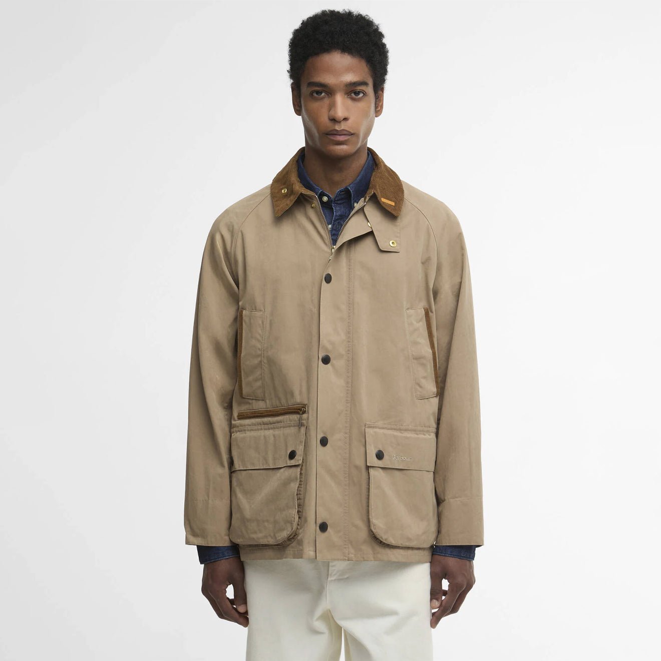 Barbour Icons Bedale Casual Jacket Military Brown - The Sporting Lodge