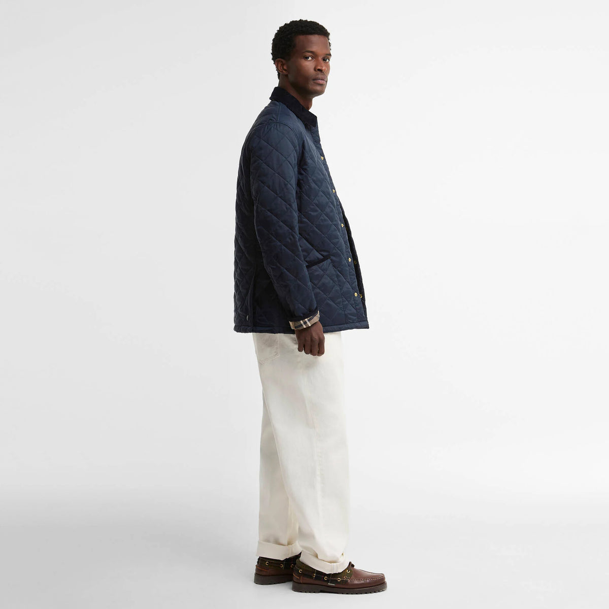 Barbour Icons Heritage Quilted Jacket Navy