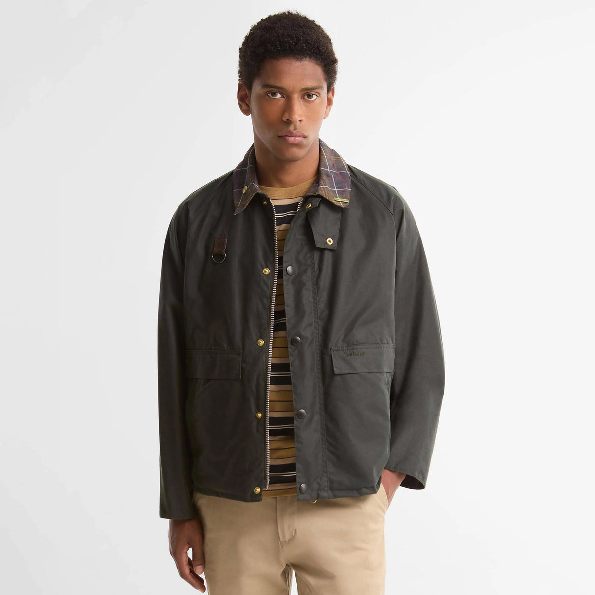 Barbour Icons Spey Wax Jacket Sage