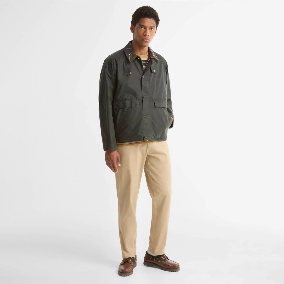 Barbour Icons Spey Wax Jacket Sage