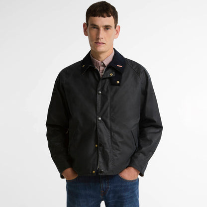 Barbour Icons Transport Wax Jacket Navy