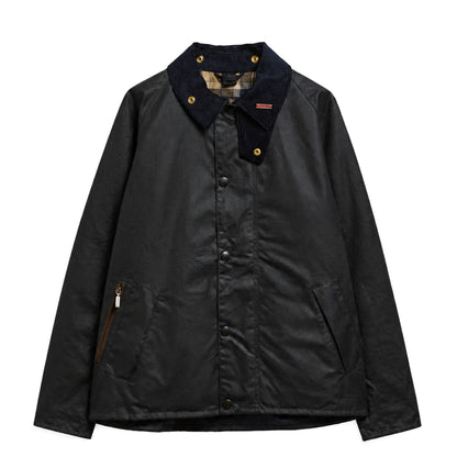 Barbour Icons Transport Wax Jacket Navy