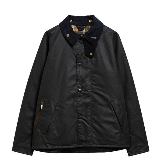 Barbour Icons Transport Wax Jacket Navy