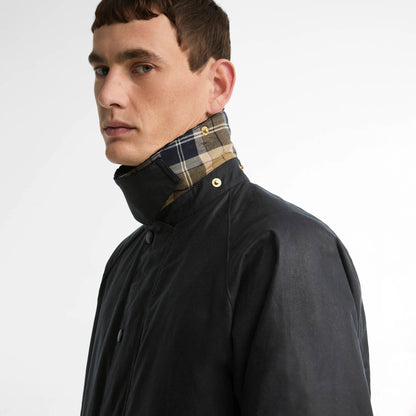 Barbour Icons Transport Wax Jacket Navy