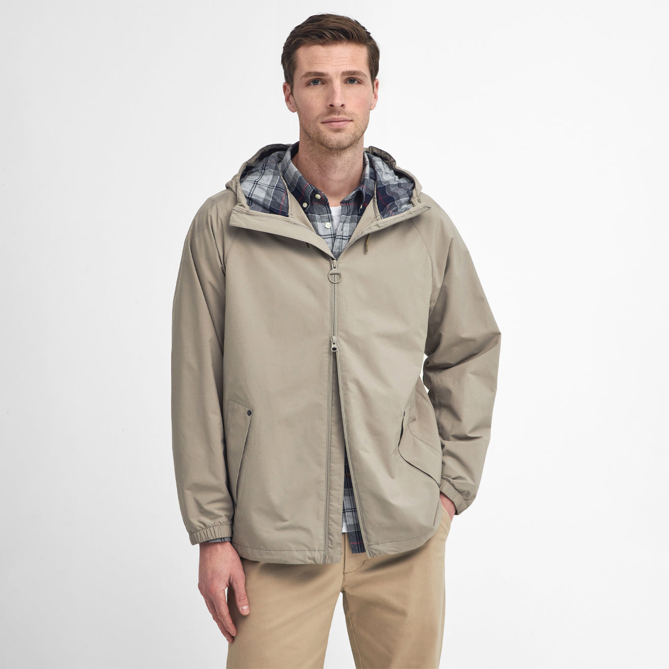Barbour Kirkhill Showerproof Jacket Concrete - The Sporting Lodge