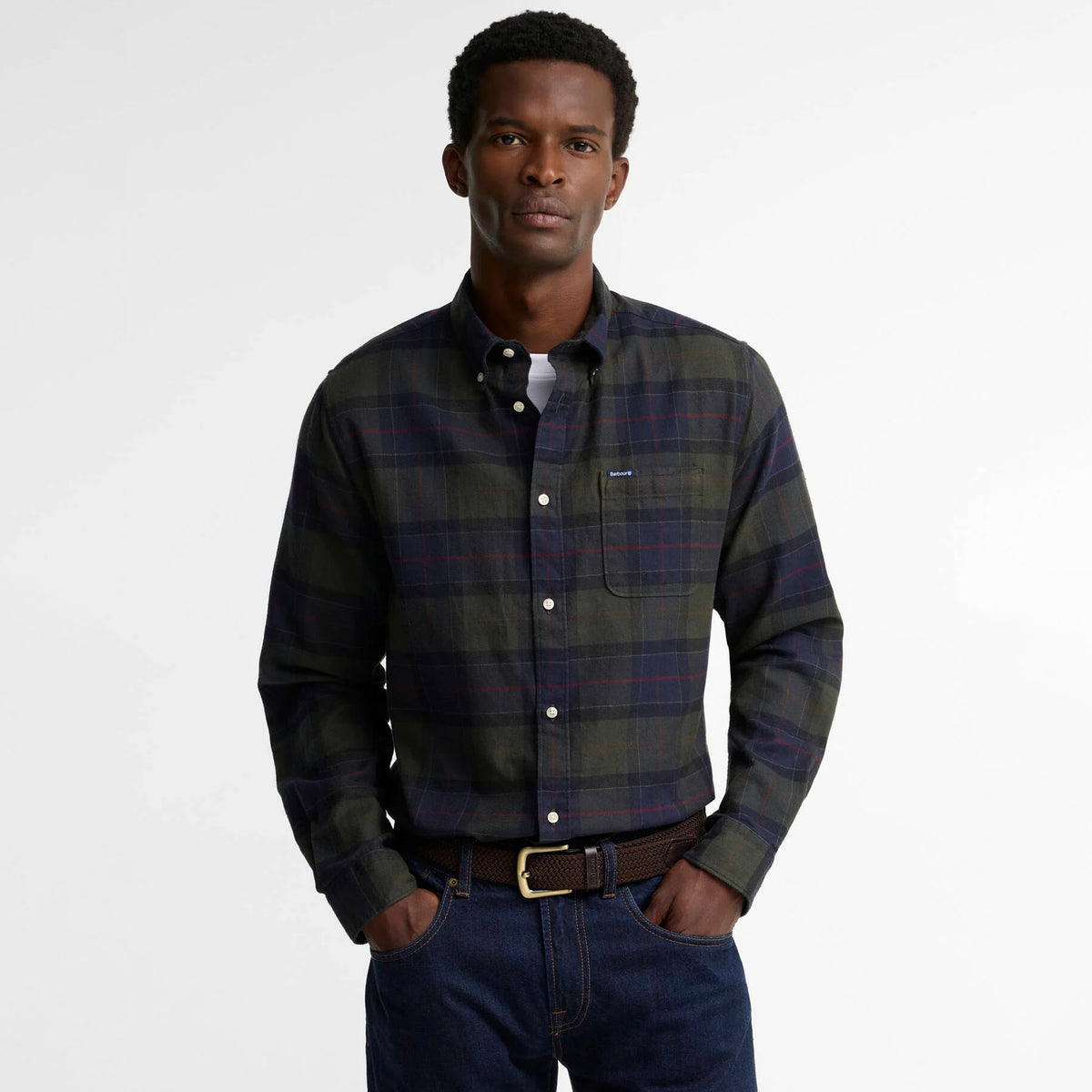 Barbour Kyeloch Tailored Tartan Shirt Shadow Classic Tartan