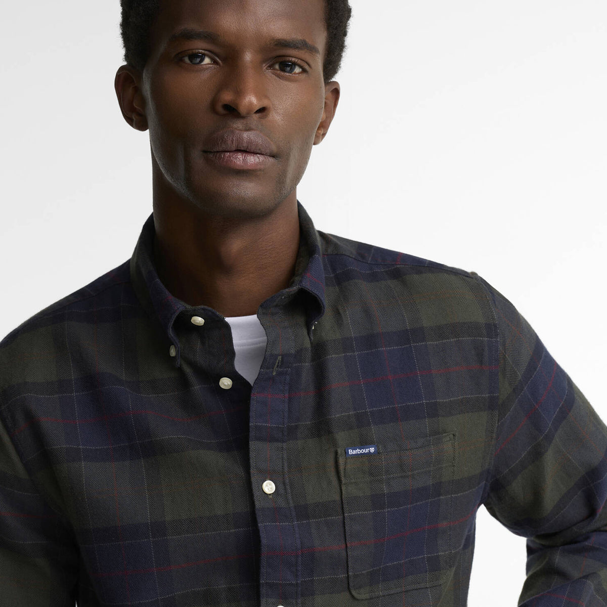 Barbour Kyeloch Tailored Tartan Shirt Shadow Classic Tartan