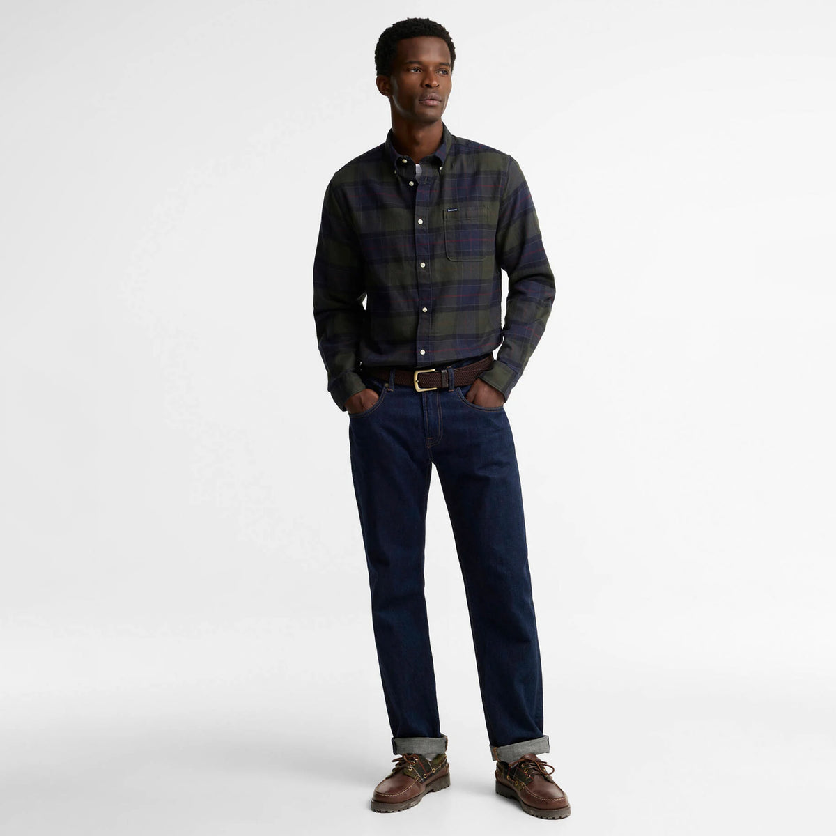 Barbour Kyeloch Tailored Tartan Shirt Shadow Classic Tartan