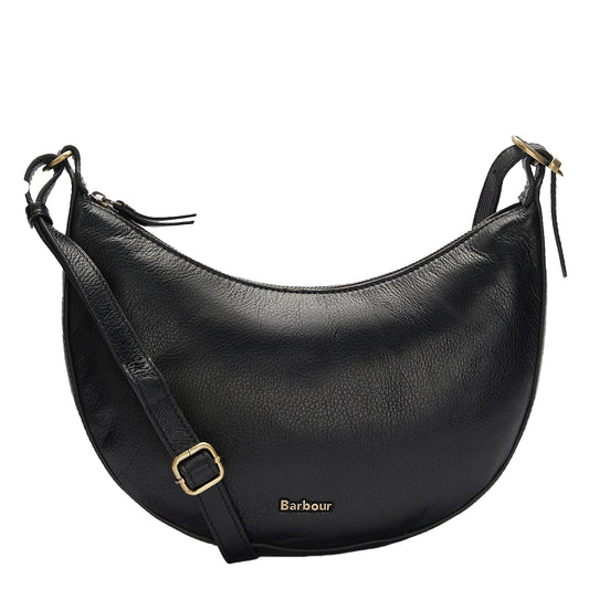 Barbour Laire Leather Sling Bag Black - The Sporting Lodge