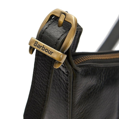Barbour Laire Leather Sling Bag Black - The Sporting Lodge