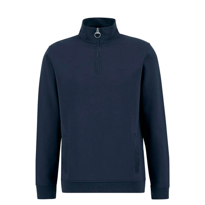 Barbour Lambeth Interlock Half Zip Sweatshirt Navy