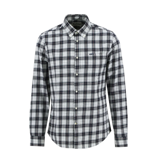 Barbour Lanark Tailored L/S Shirt Riverstone Tartan - The Sporting Lodge