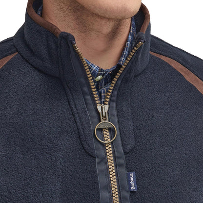 Barbour Langdale Fleece Jacket Navy - The Sporting Lodge
