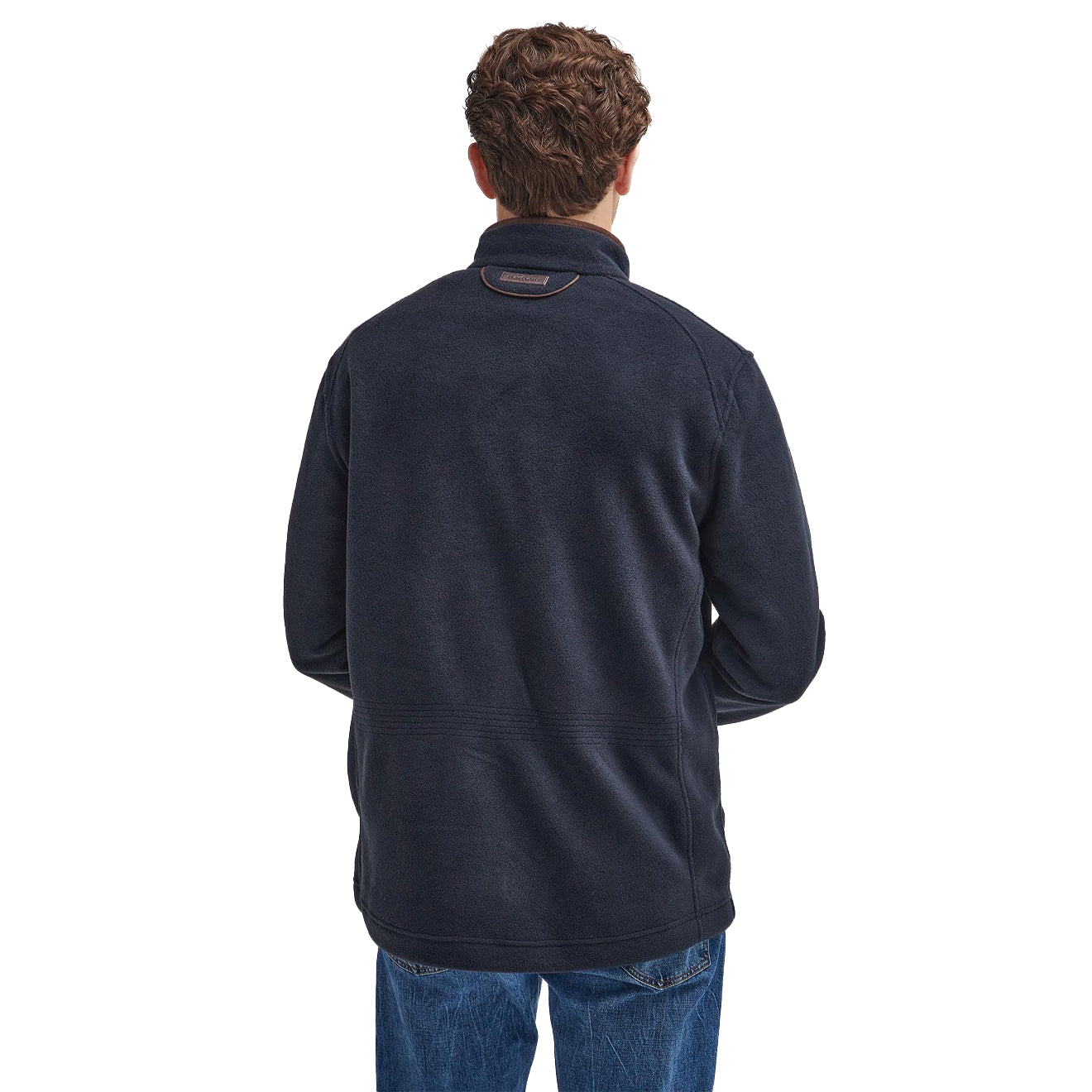Barbour Langdale Fleece Jacket Navy - The Sporting Lodge