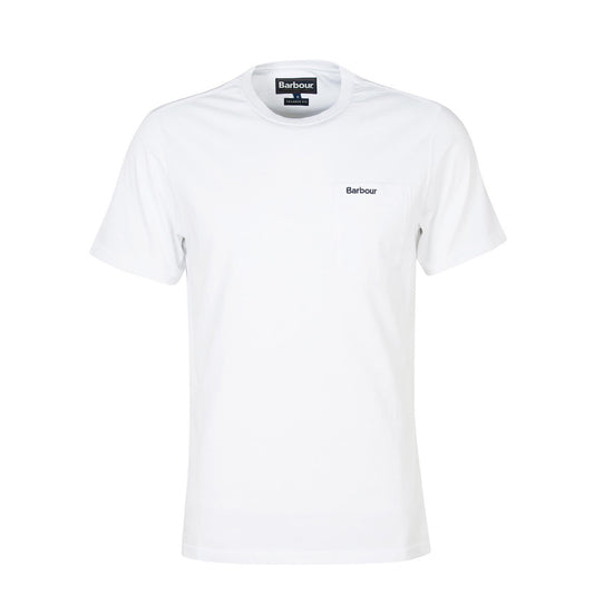 Barbour Langdon Pocket T-Shirt Classic White