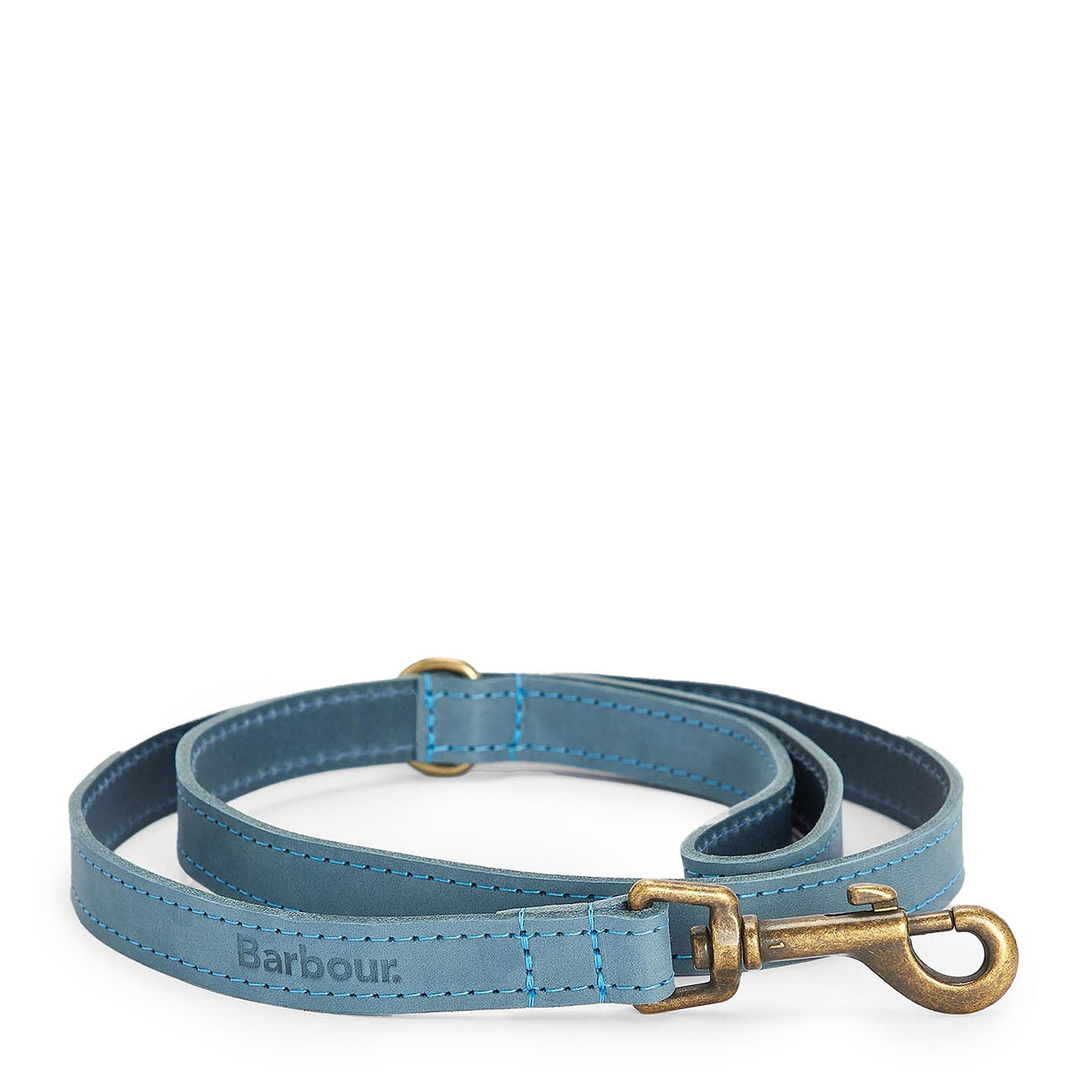 Barbour Leather Dog Lead Classic Blue - The Sporting Lodge