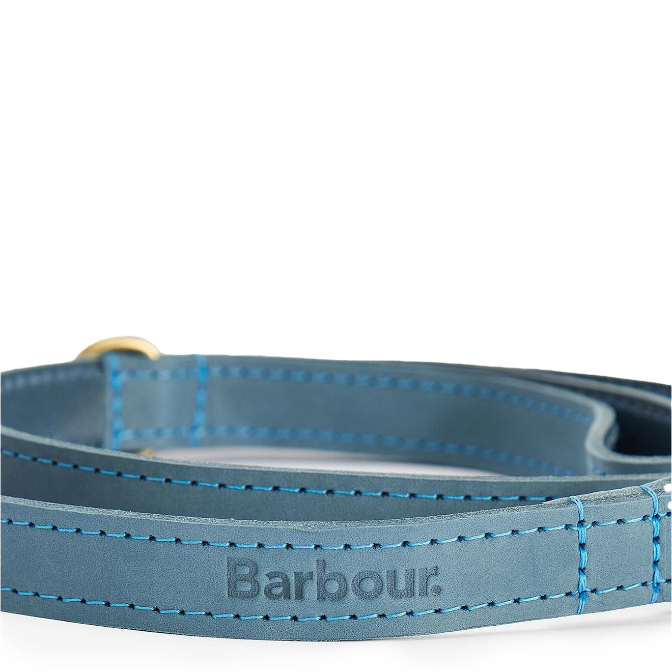 Barbour Leather Dog Lead Classic Blue - The Sporting Lodge