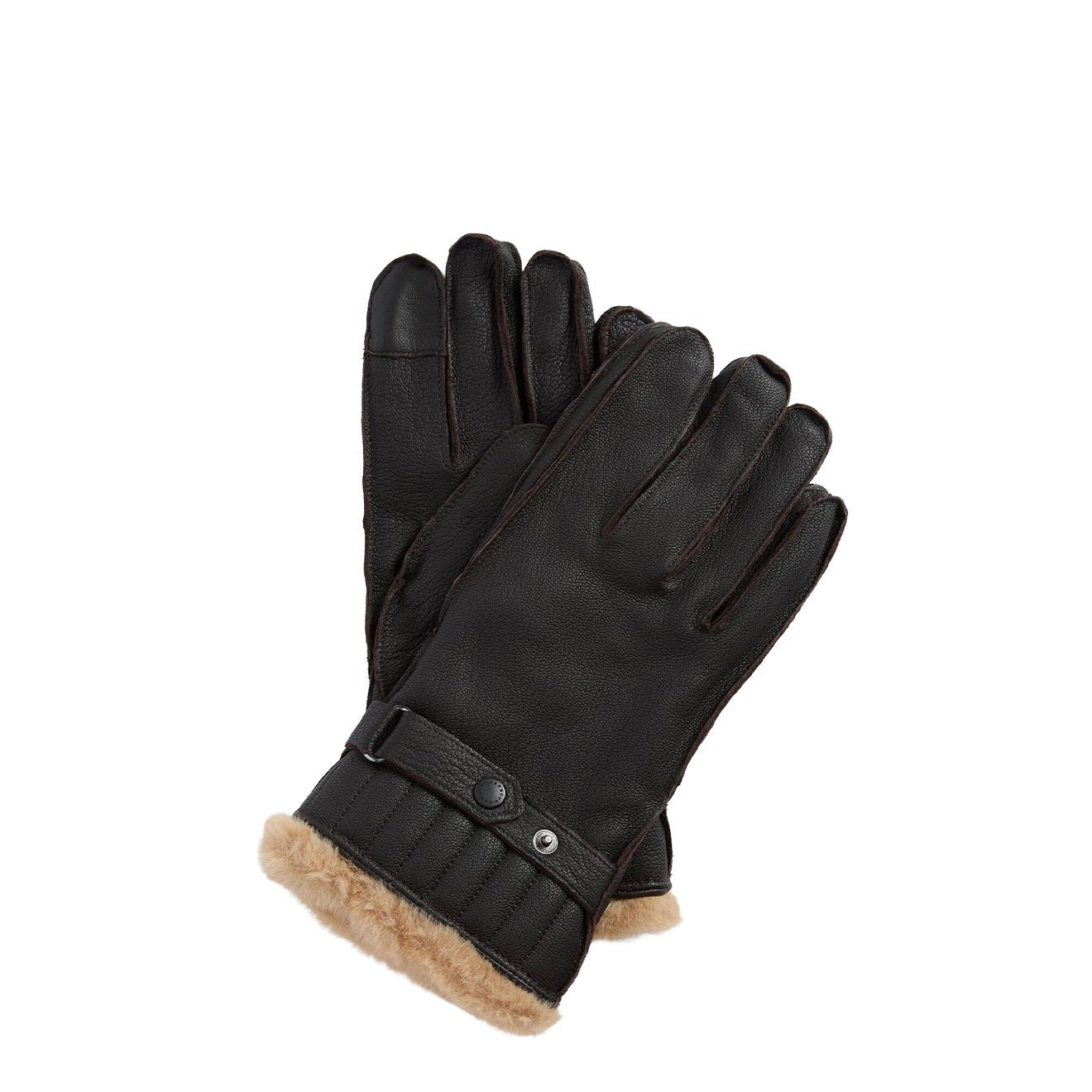 Barbour Leather Utility Gloves Brown - The Sporting Lodge