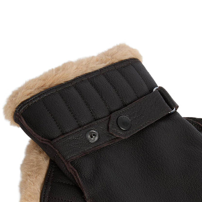Barbour Leather Utility Gloves Brown - The Sporting Lodge