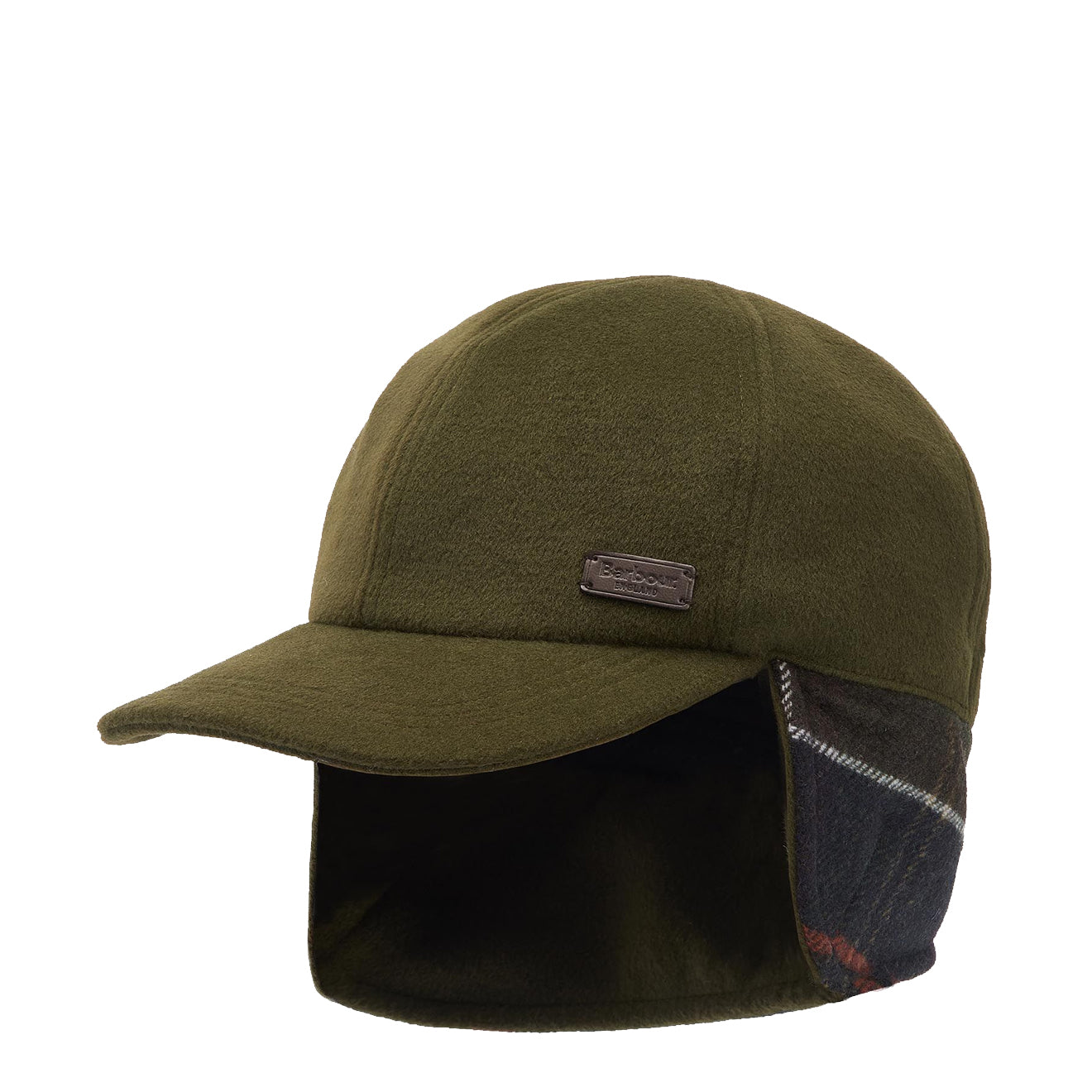 Barbour Lewis Trapper Hat Olive - The Sporting Lodge