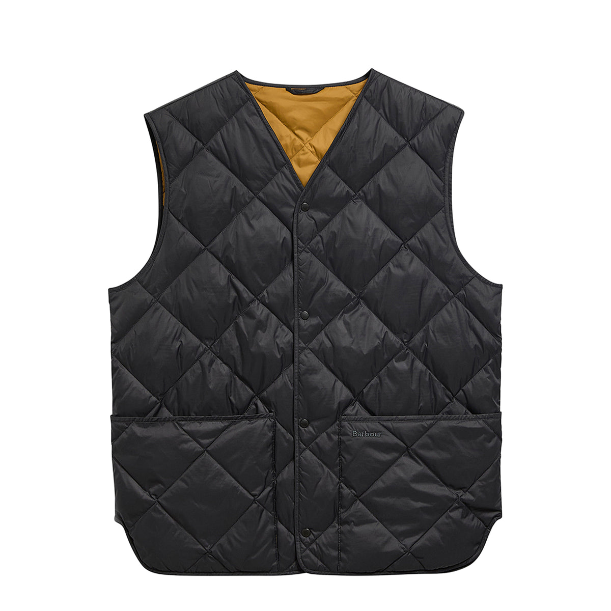 Barbour Lightweight Down Reversible Liner Jacket Black