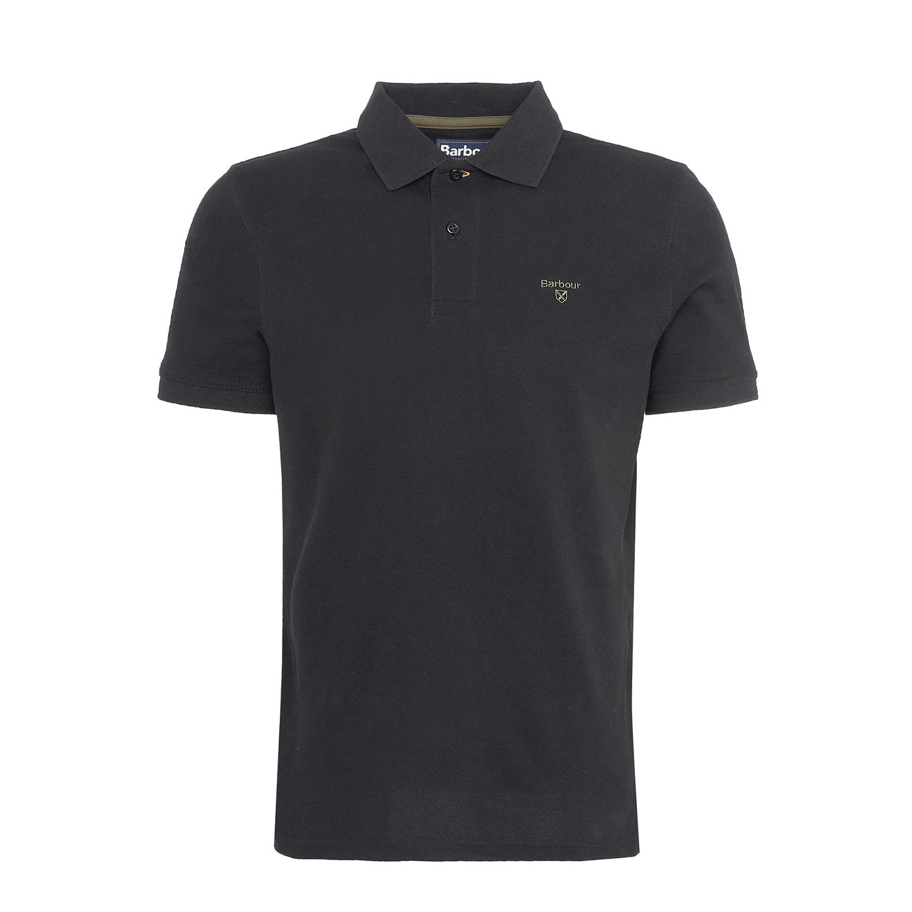 Barbour Lightweight Sports S/S Polo Shirt Black - The Sporting Lodge