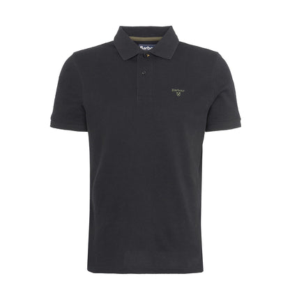 Barbour Lightweight Sports S/S Polo Shirt Black - The Sporting Lodge