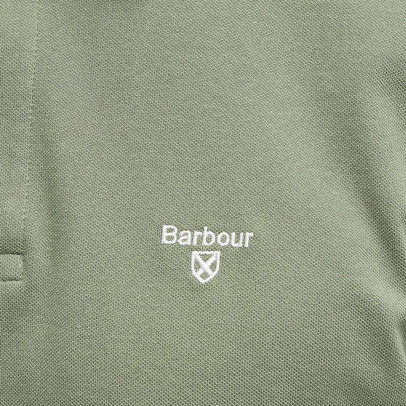 Barbour Lightweight Sports S/S Polo Shirt Burnt Olive