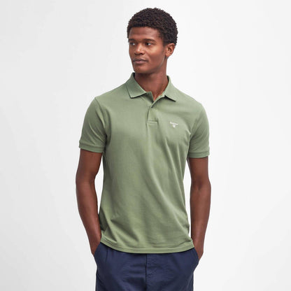 Barbour Lightweight Sports S/S Polo Shirt Burnt Olive