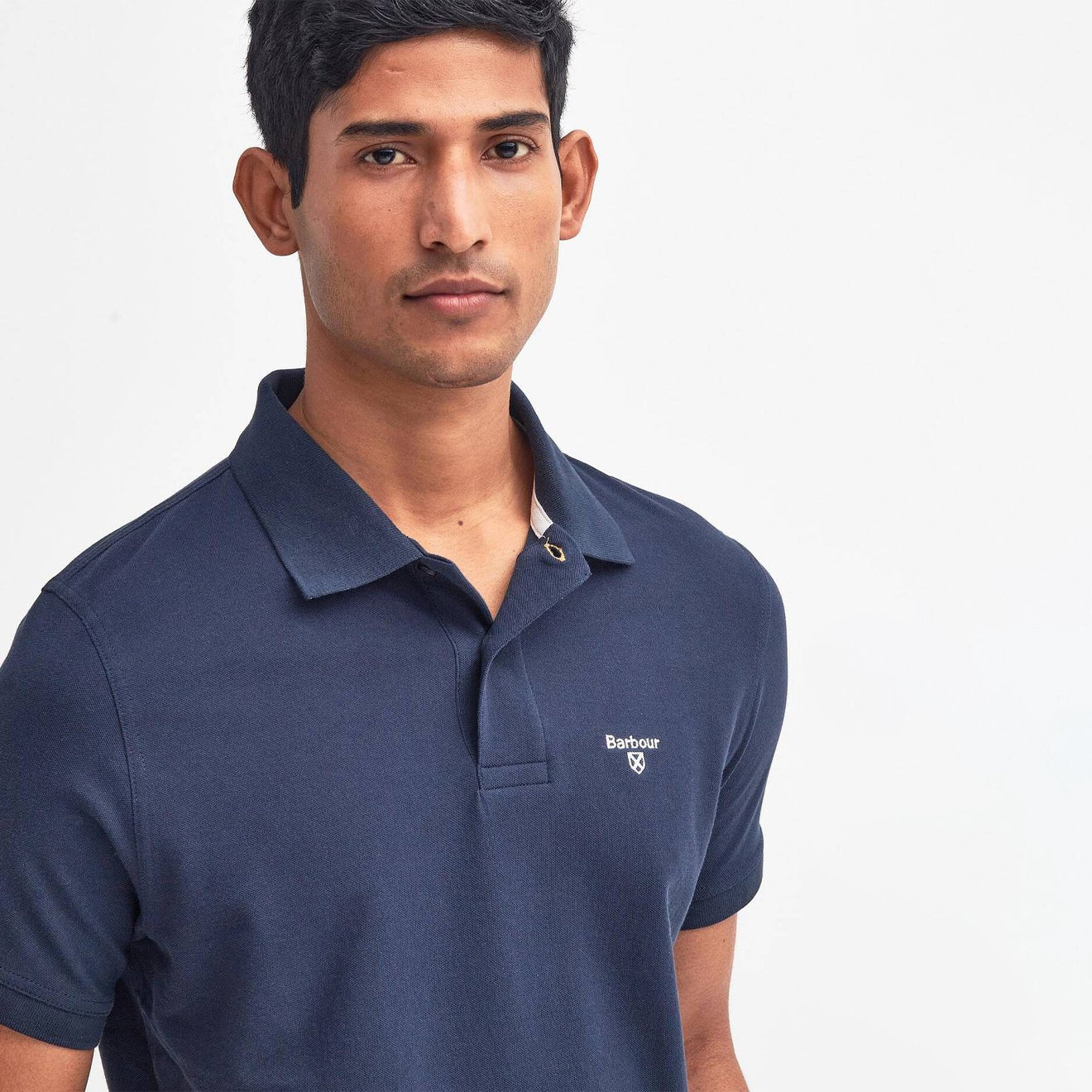 Barbour Lightweight Sports S/S Polo Shirt New Navy - The Sporting Lodge