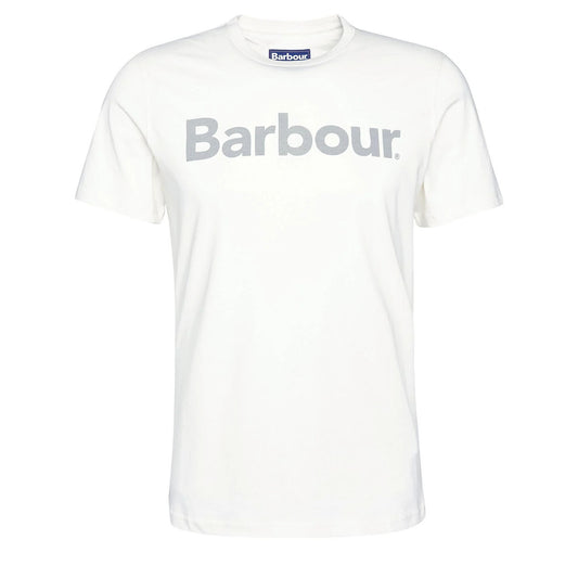 Barbour Logo T-Shirt Ecru - The Sporting Lodge