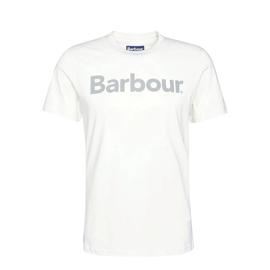 Barbour Logo T-Shirt Ecru - The Sporting Lodge