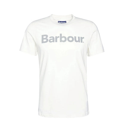Barbour Logo T-Shirt Ecru - The Sporting Lodge