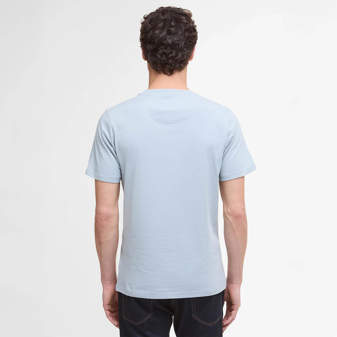 Barbour Logo T-Shirt Mineral Blue - The Sporting Lodge